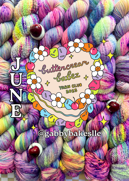 june ~ buttercream babez yarn club 2025