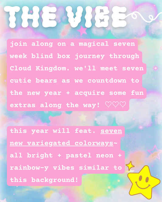 *Yarn + Extras* BEARS THAT CARE π»ππ New Year Countdown (pre-order)