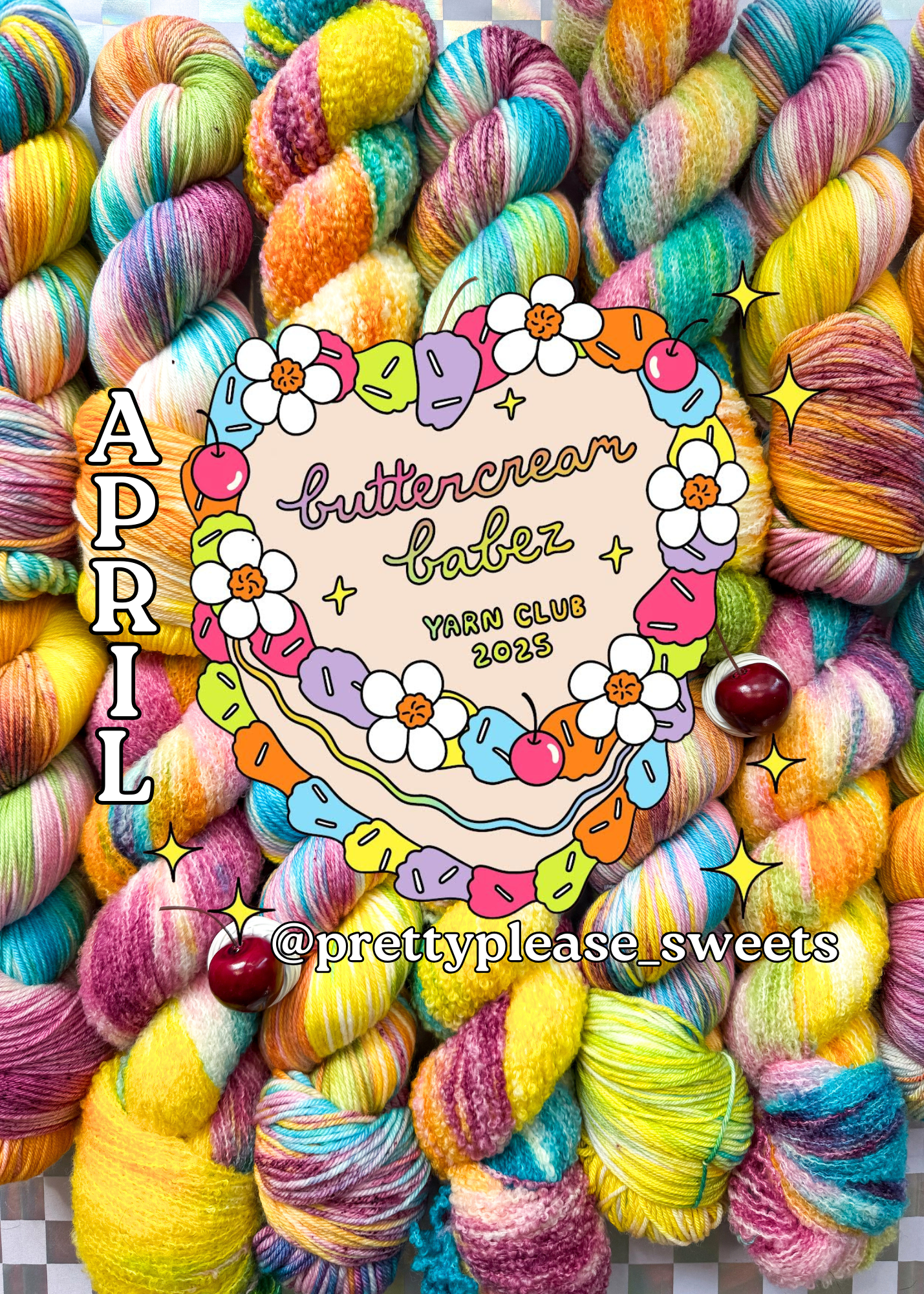 april ~ buttercream babez yarn club 2025