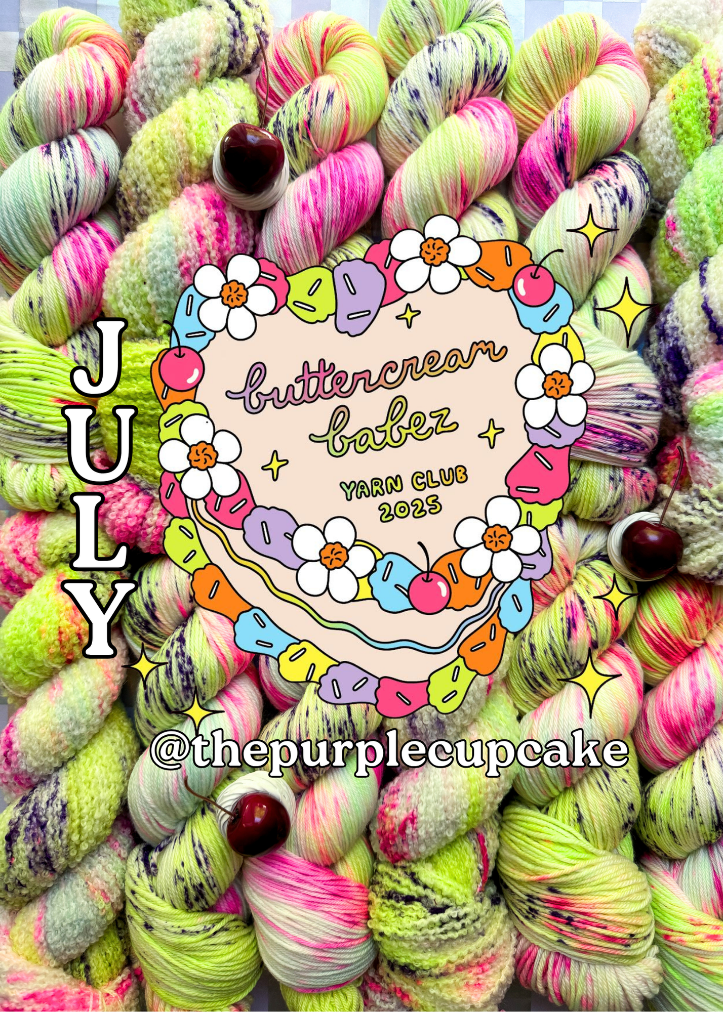 july ~ buttercream babez yarn club 2025