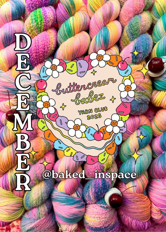 December ~ buttercream babez yarn club 2025