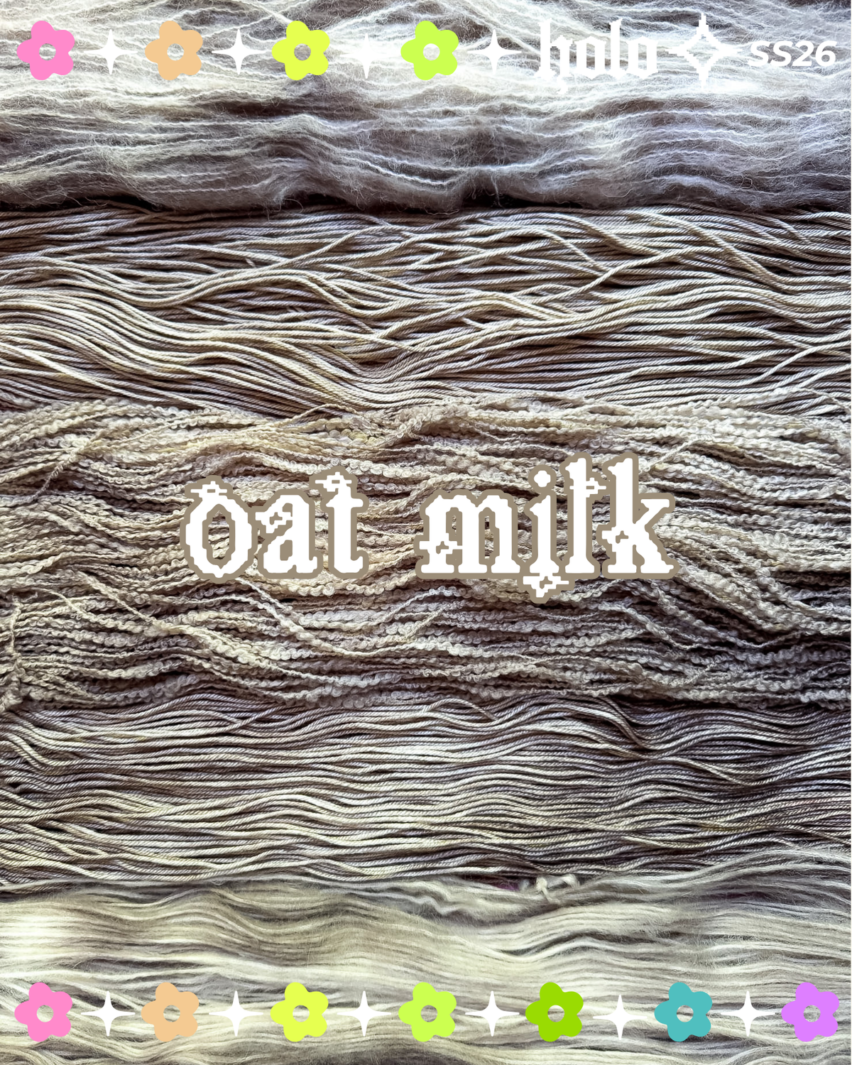 OAT MILK (dyed to order)