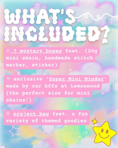 *Yarn + Extras* BEARS THAT CARE 🐻🌈💖 New Year Countdown (pre-order)