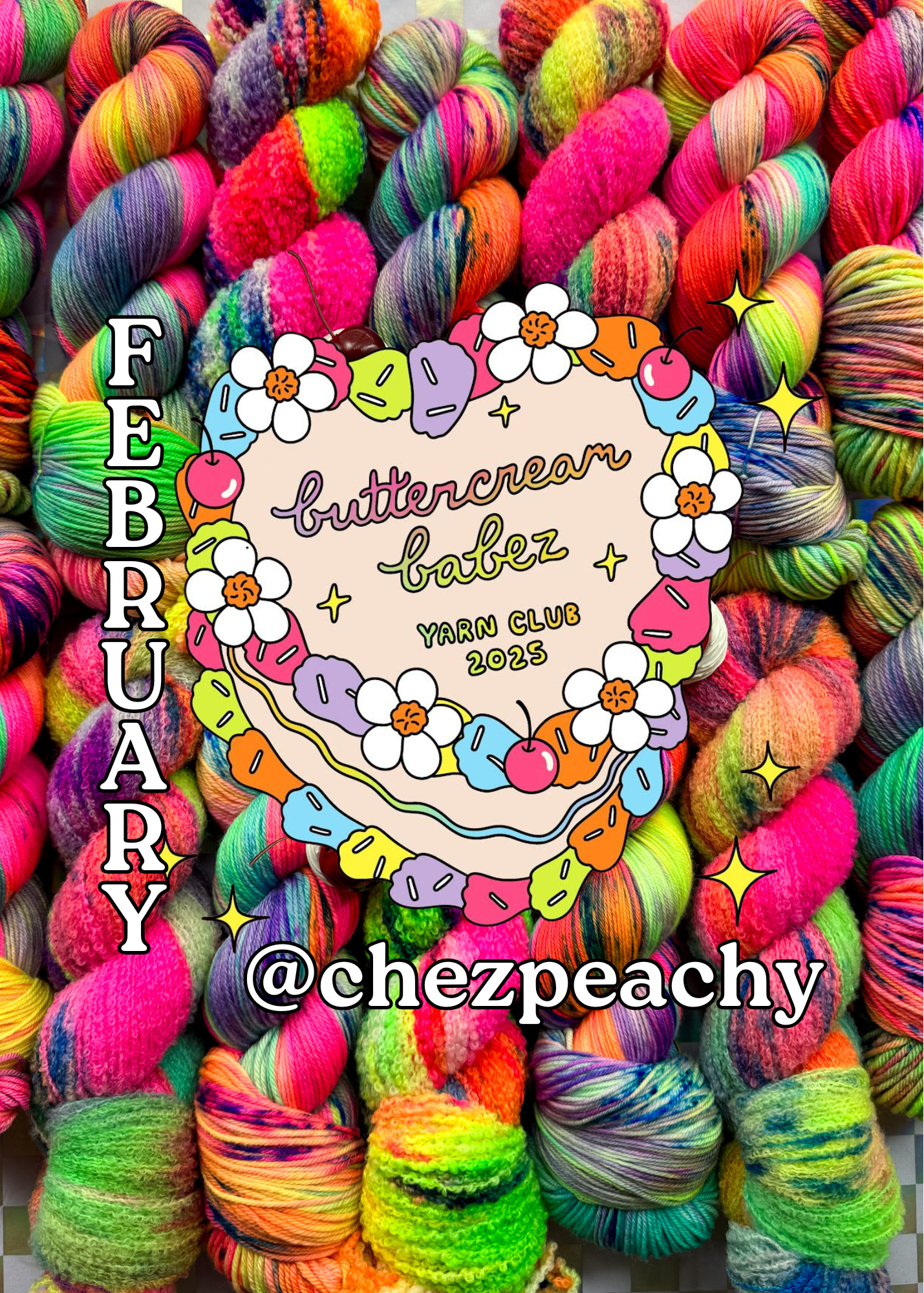 february ~ buttercream babez yarn club 2025