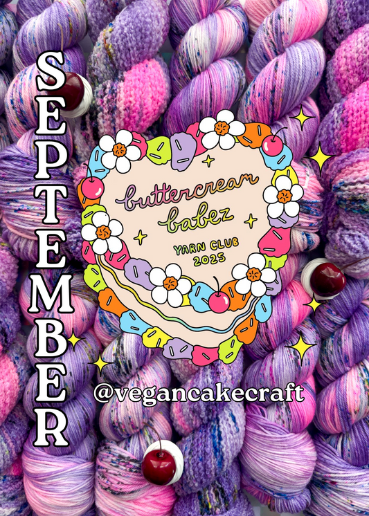 September ~ buttercream babez yarn club 2025