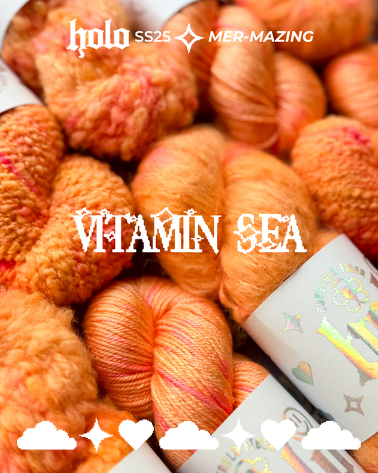 Vitamin Sea⋆｡𖦹 ˚ 𓇼 ˚｡⋆(dyed-to-order)